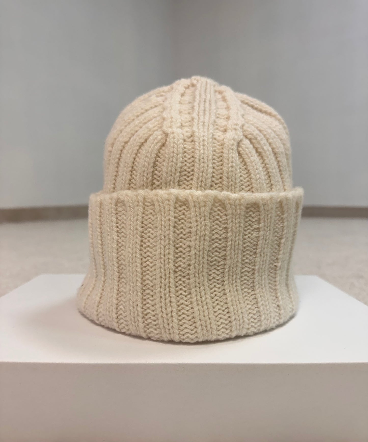 Wool cashmere Beanie hat "Elly"