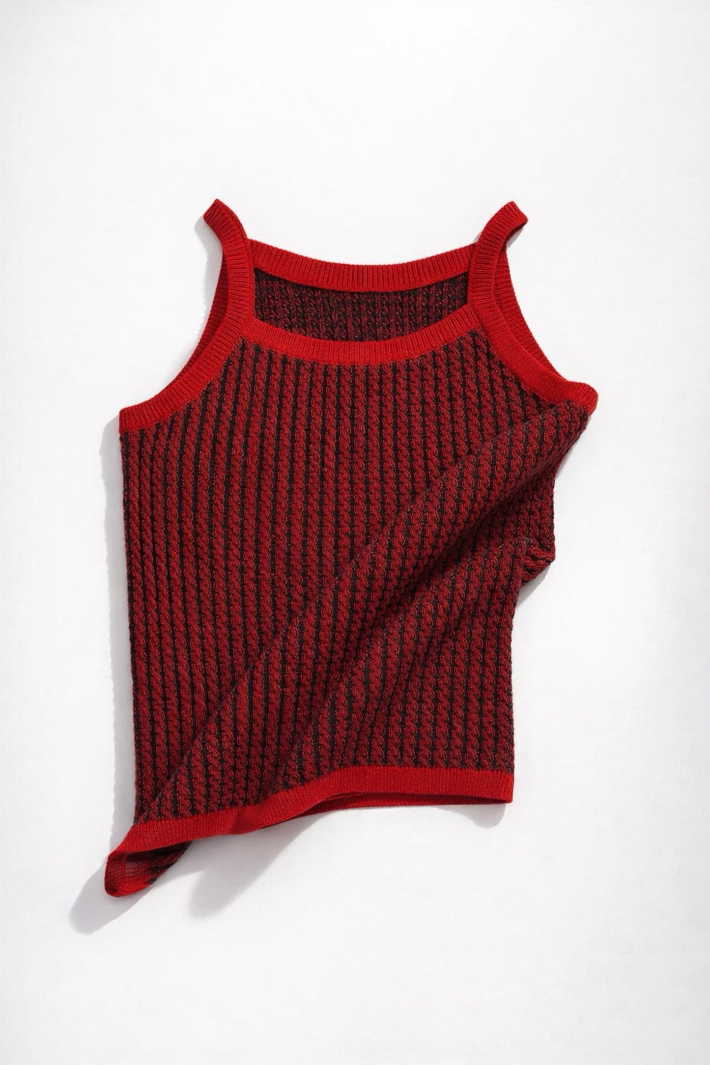 Cable Cotton Tank top "Brianna"