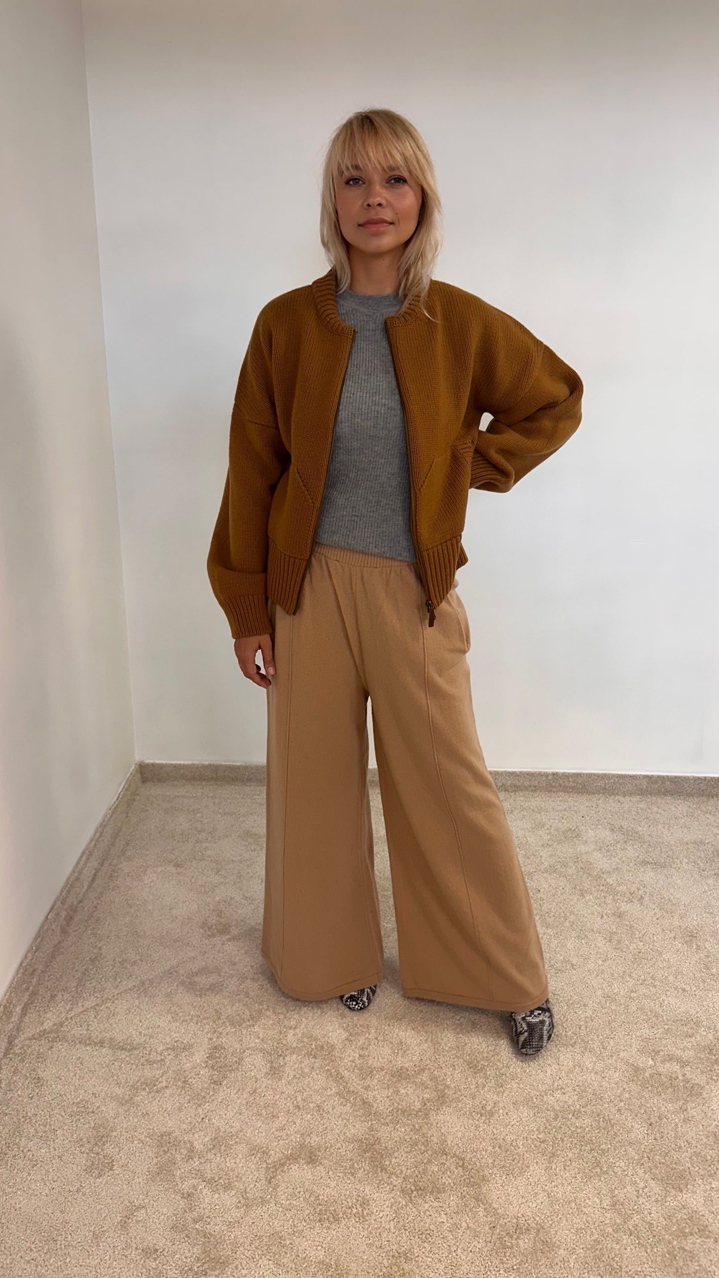 Wool Cashmere Bomber "Barbara"