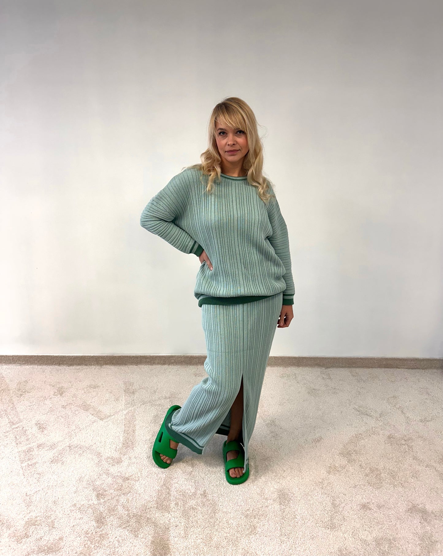 Cotton oversized Sweater "RIA"