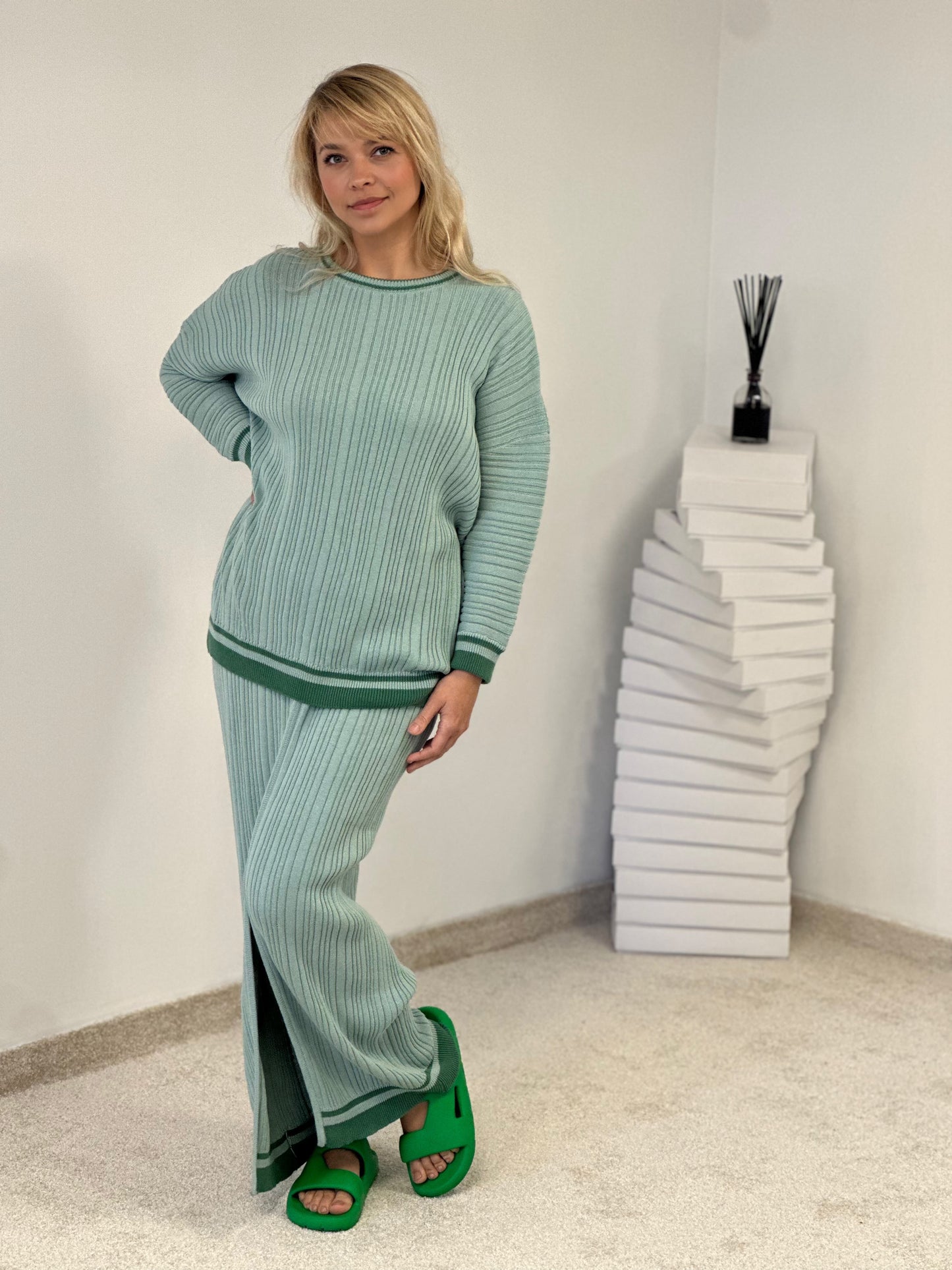 Cotton oversized Sweater "RIA"