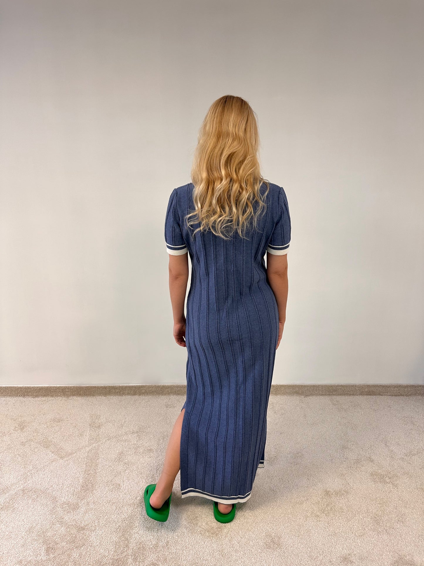 Long cable cotton dress "Vivian"