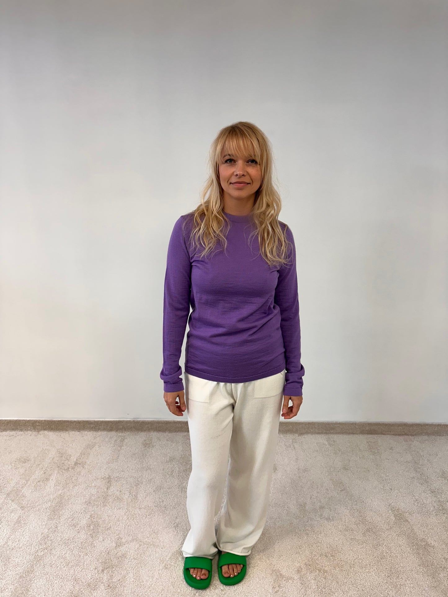 Long sleeve Merino wool sweater "Magi"