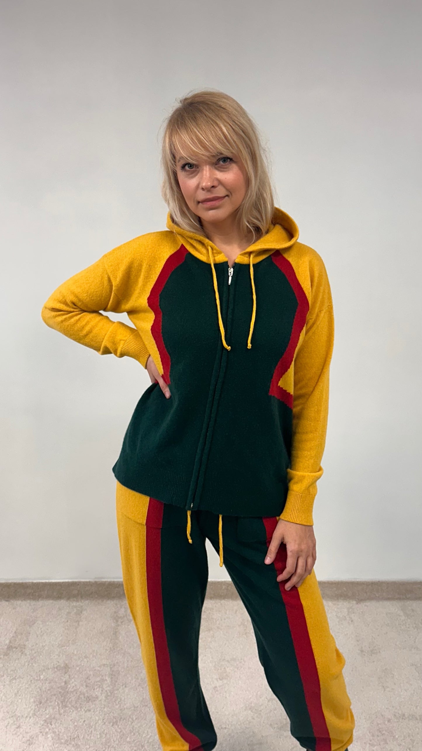 Lithuanian motive knitted tracksuit