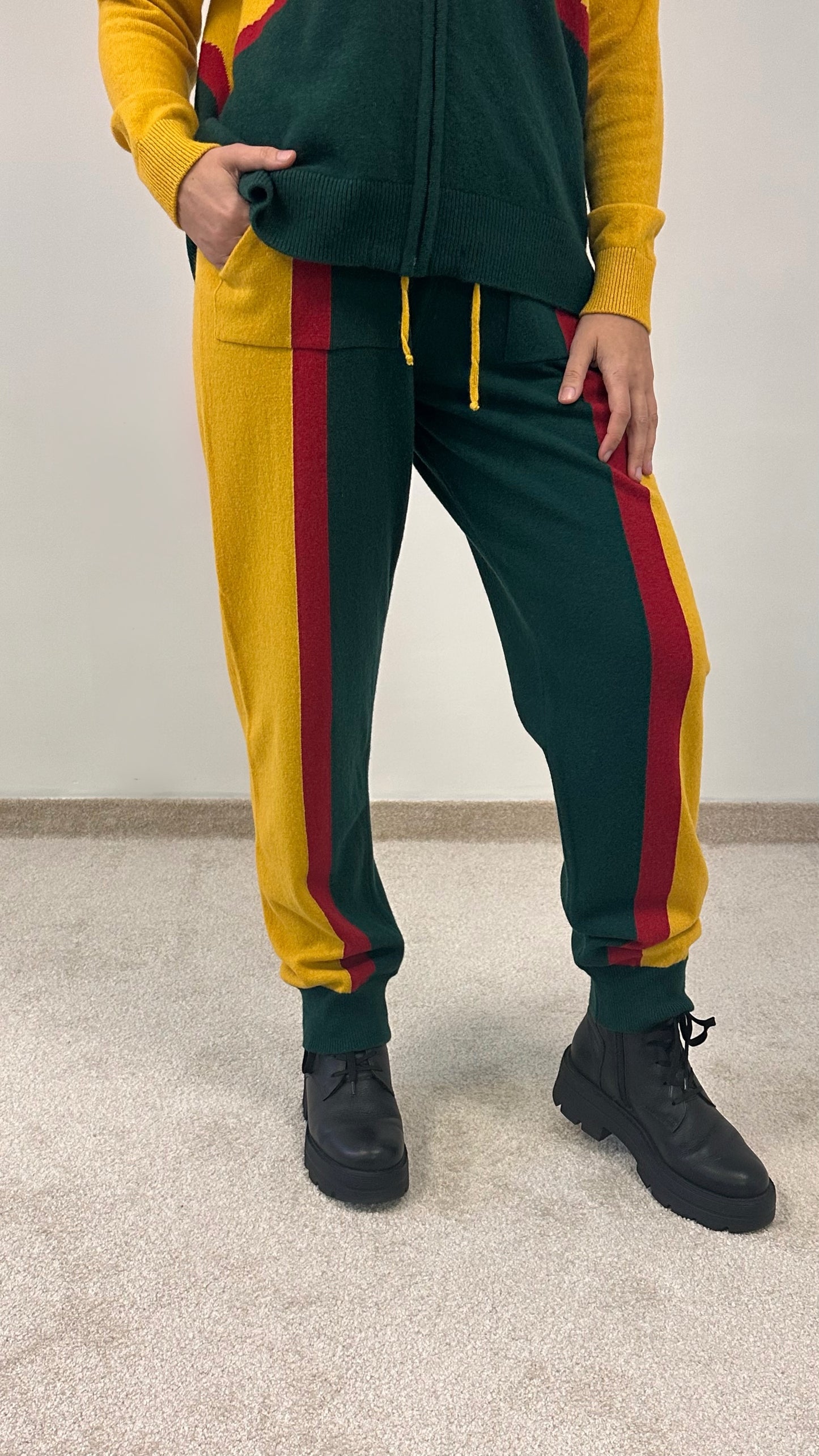 Lithuanian motive knitted tracksuit