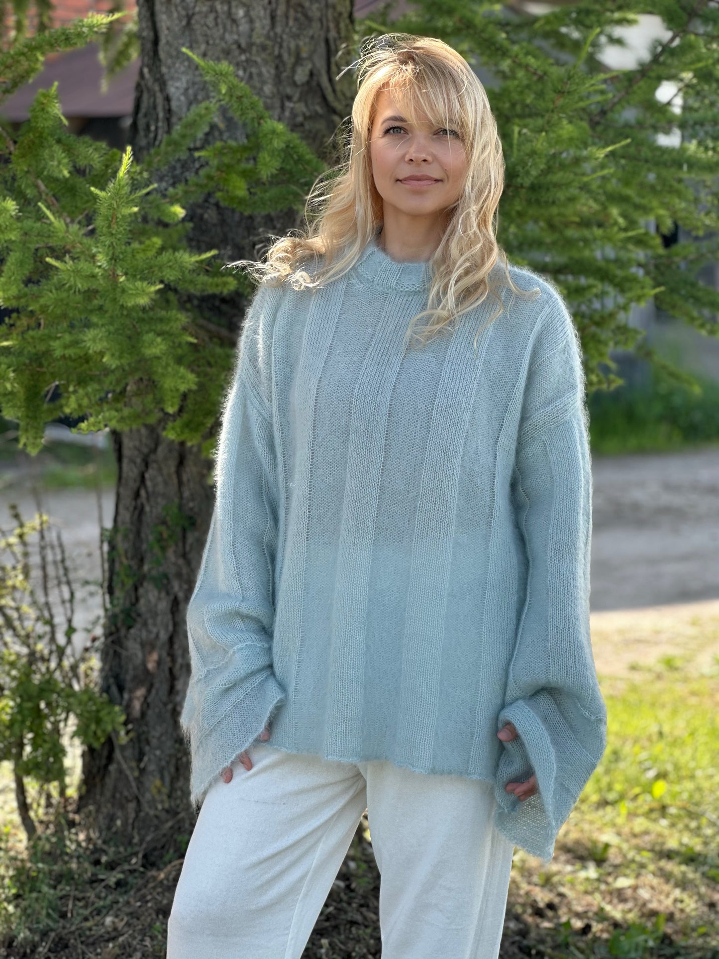 Mohair Silk sweater “Zefir”