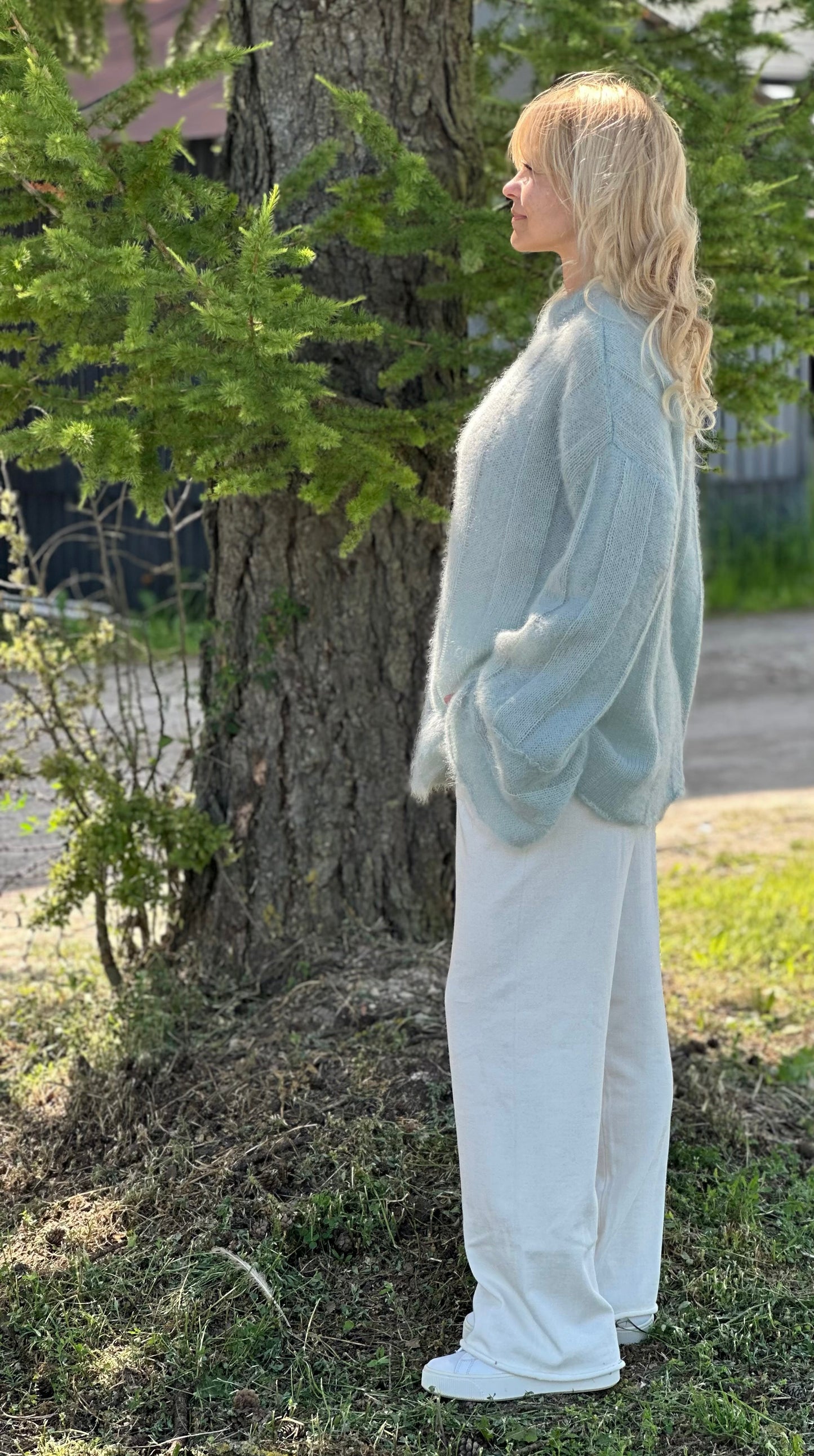 Mohair Silk sweater “Zefir”