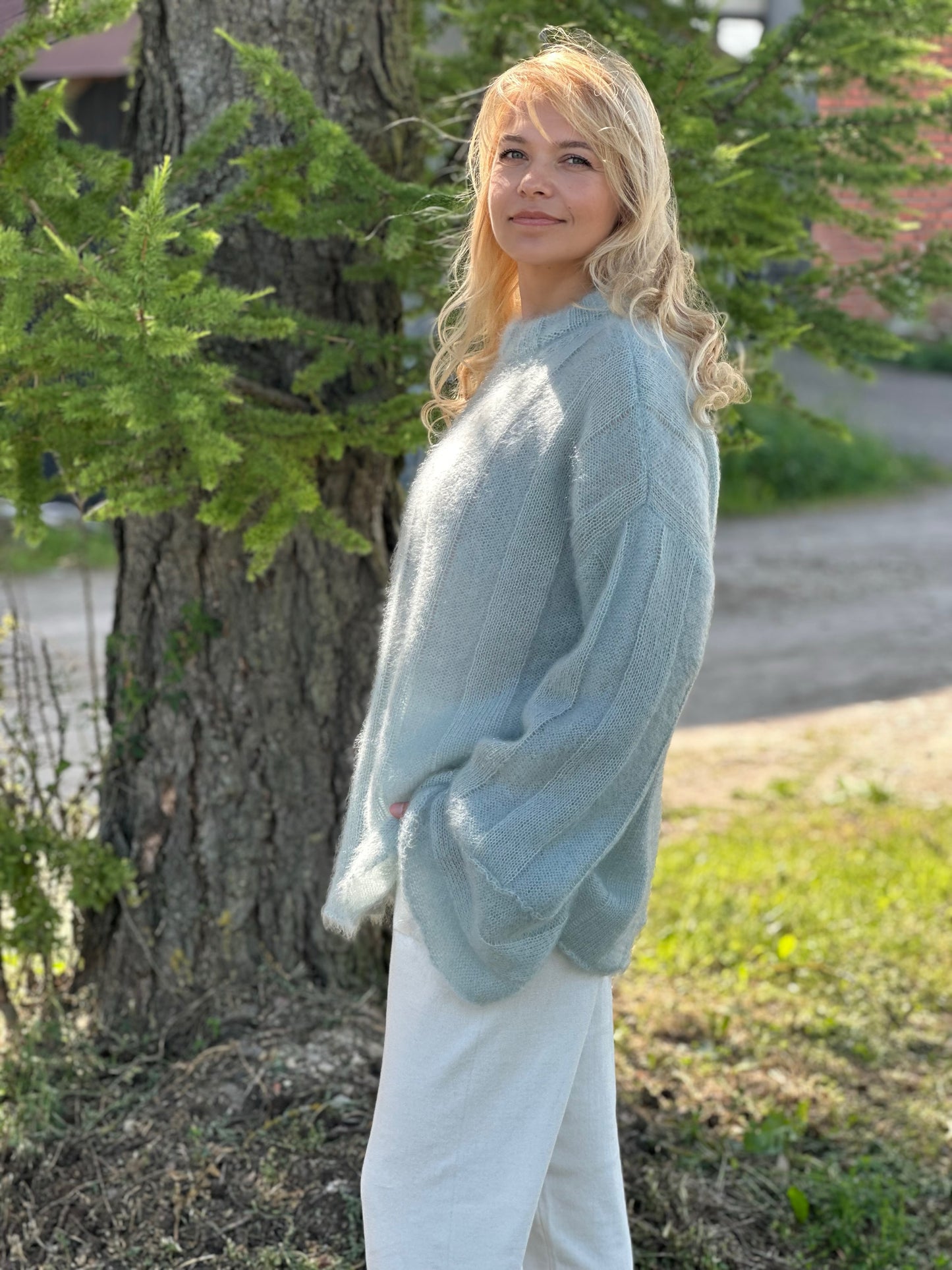 Mohair Silk sweater “Zefir”