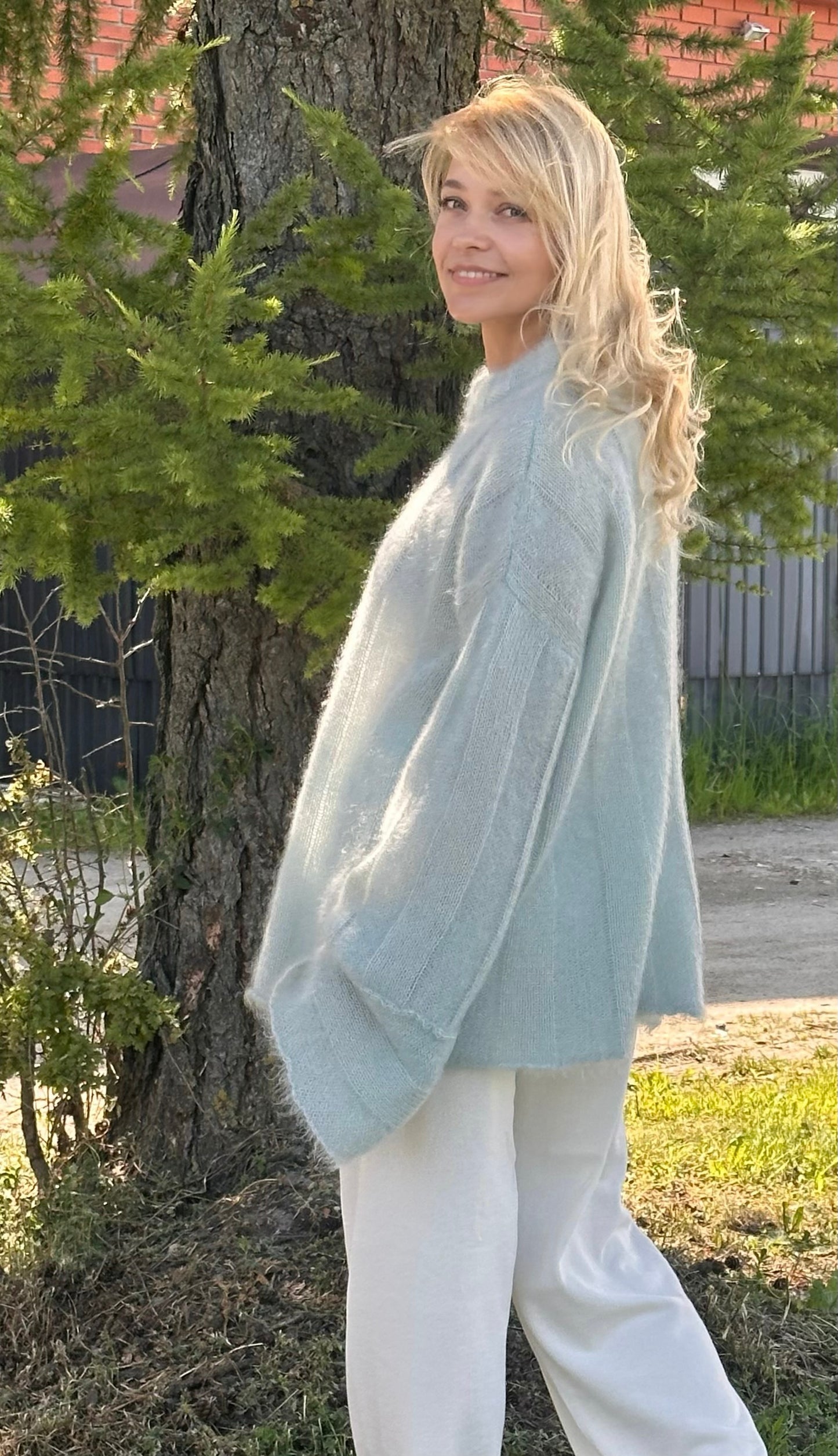 Mohair Silk sweater “Zefir”