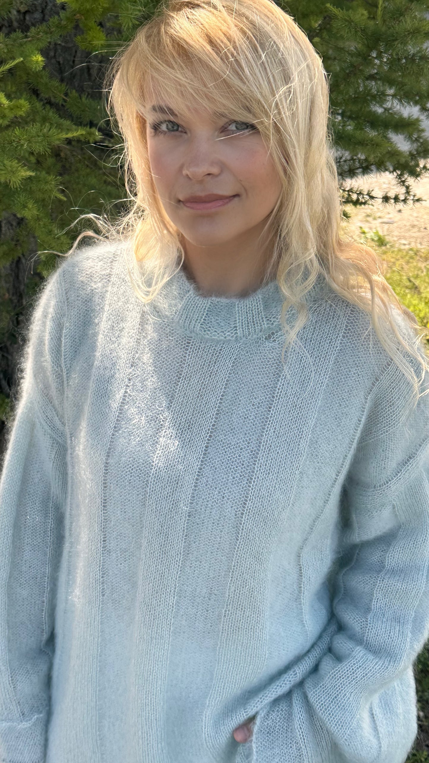 Mohair Silk sweater “Zefir”