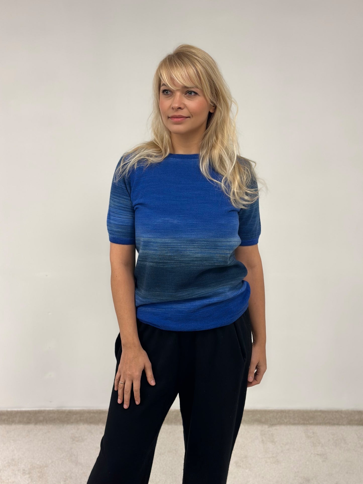 Wool Cashmere T-shirt "Selena"