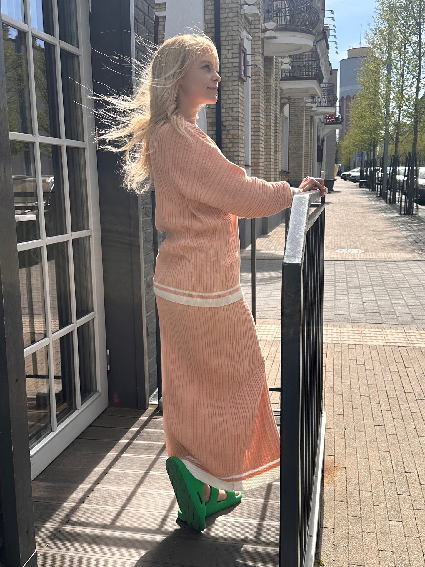 Cotton oversized Sweater "RIA"