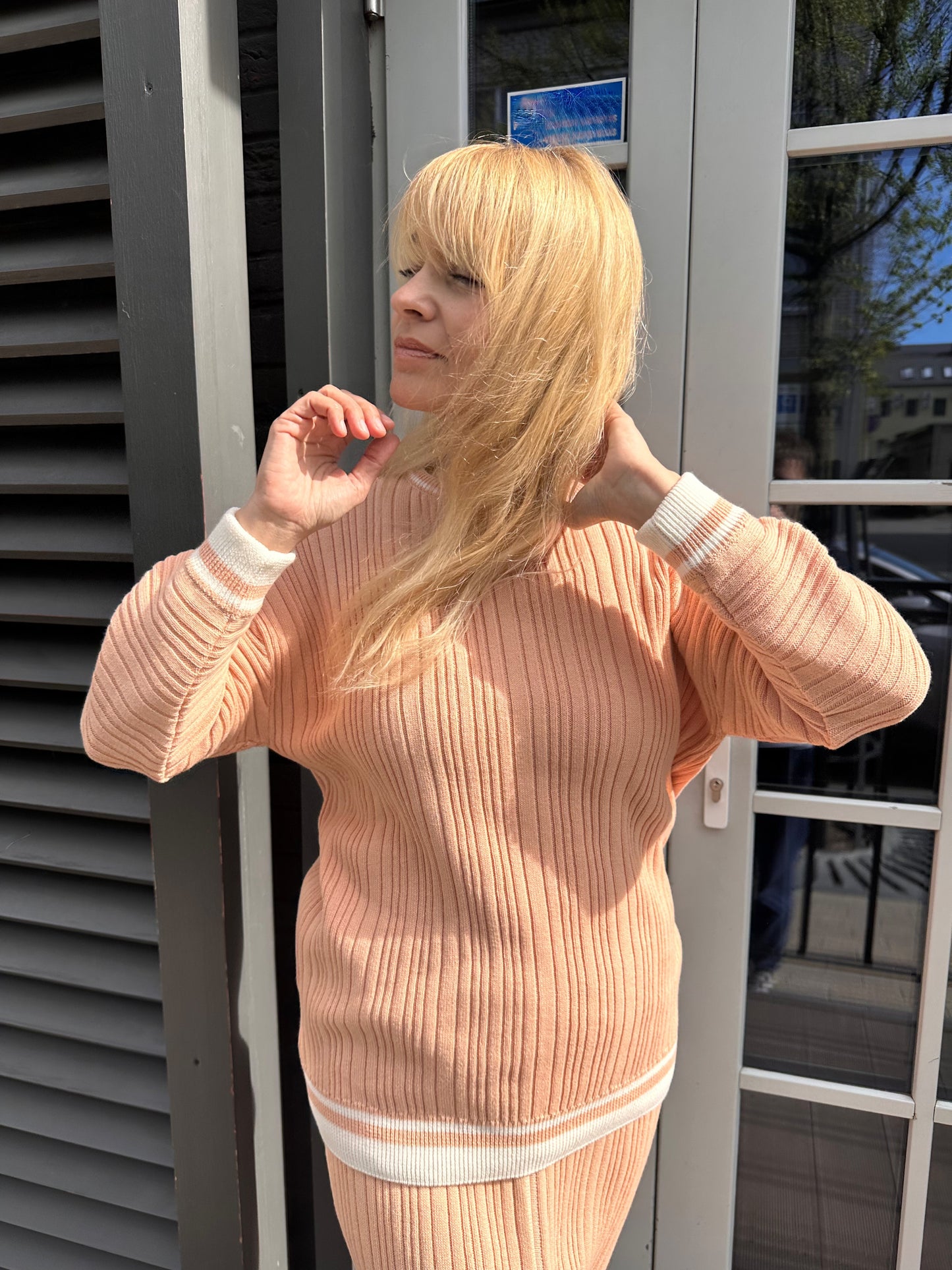 Cotton oversized Sweater "RIA"