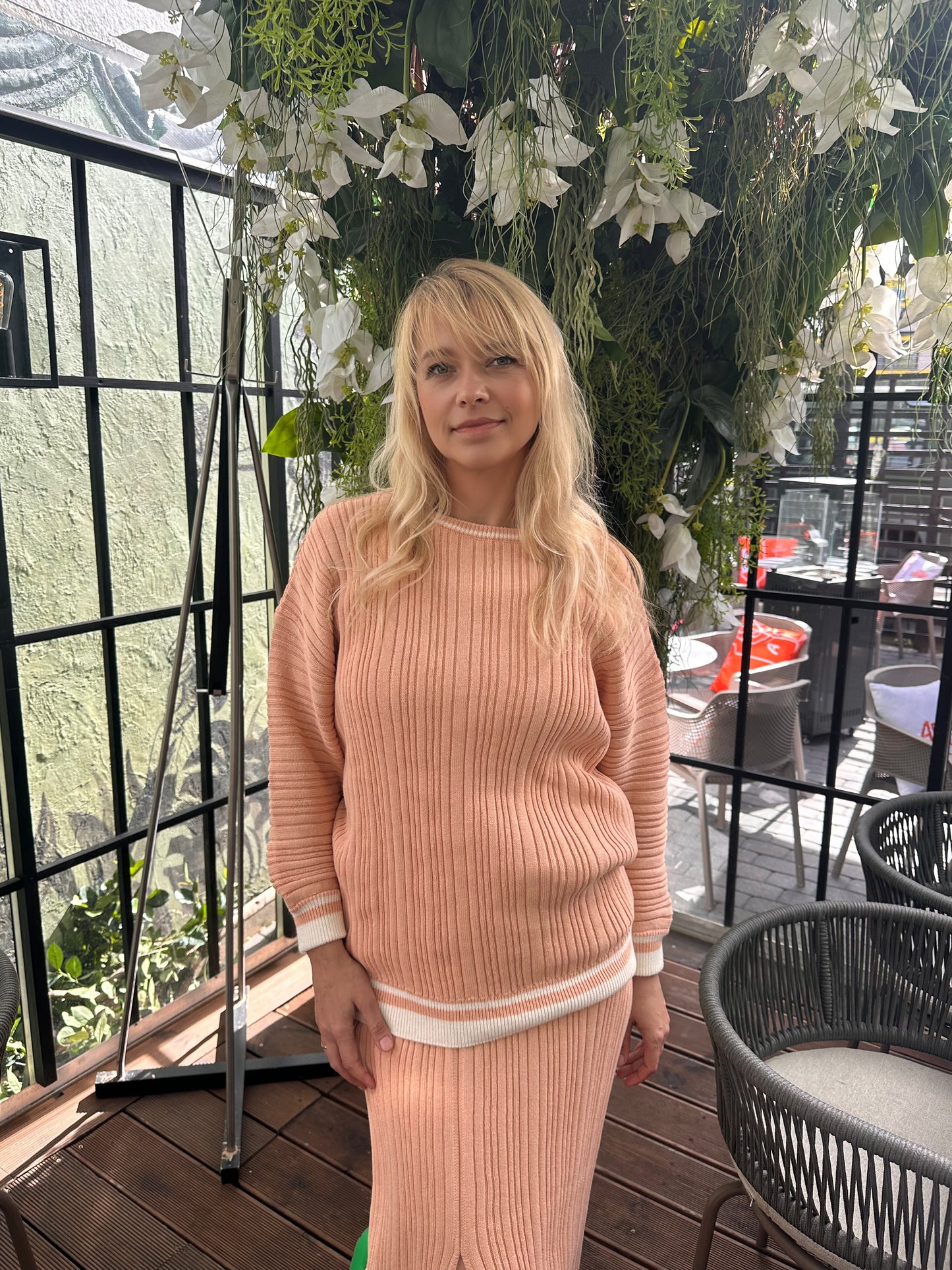 Cotton oversized Sweater "RIA"