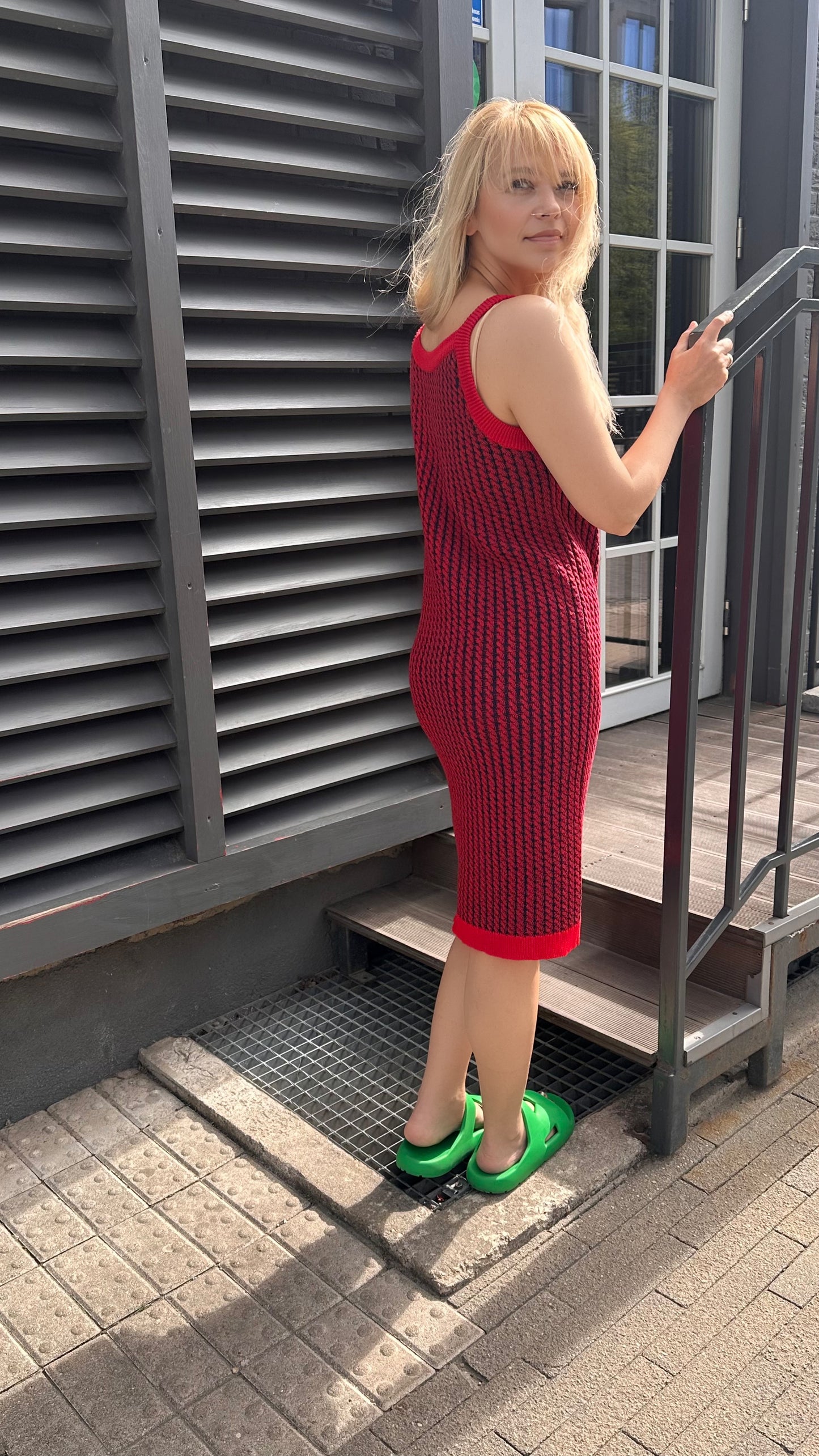 Cotton Cable dress "Brianna"