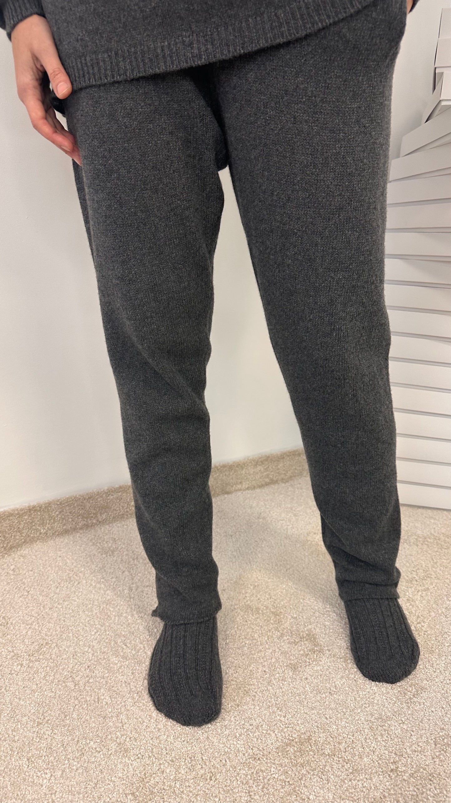 Single Jersy knit tracksuit in Cashmere "Kiara"