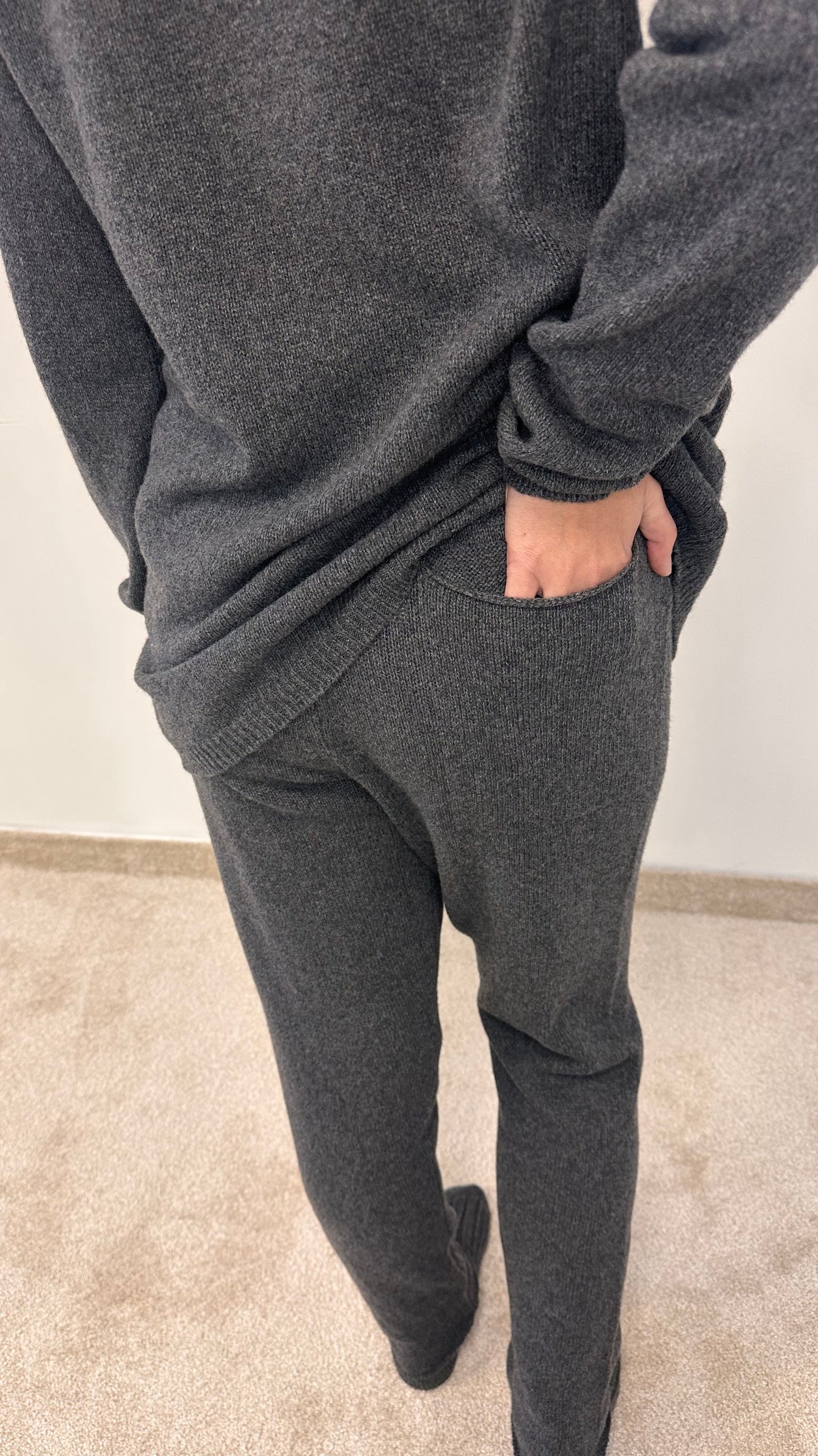 Single Jersy knit tracksuit in Cashmere "Kiara"