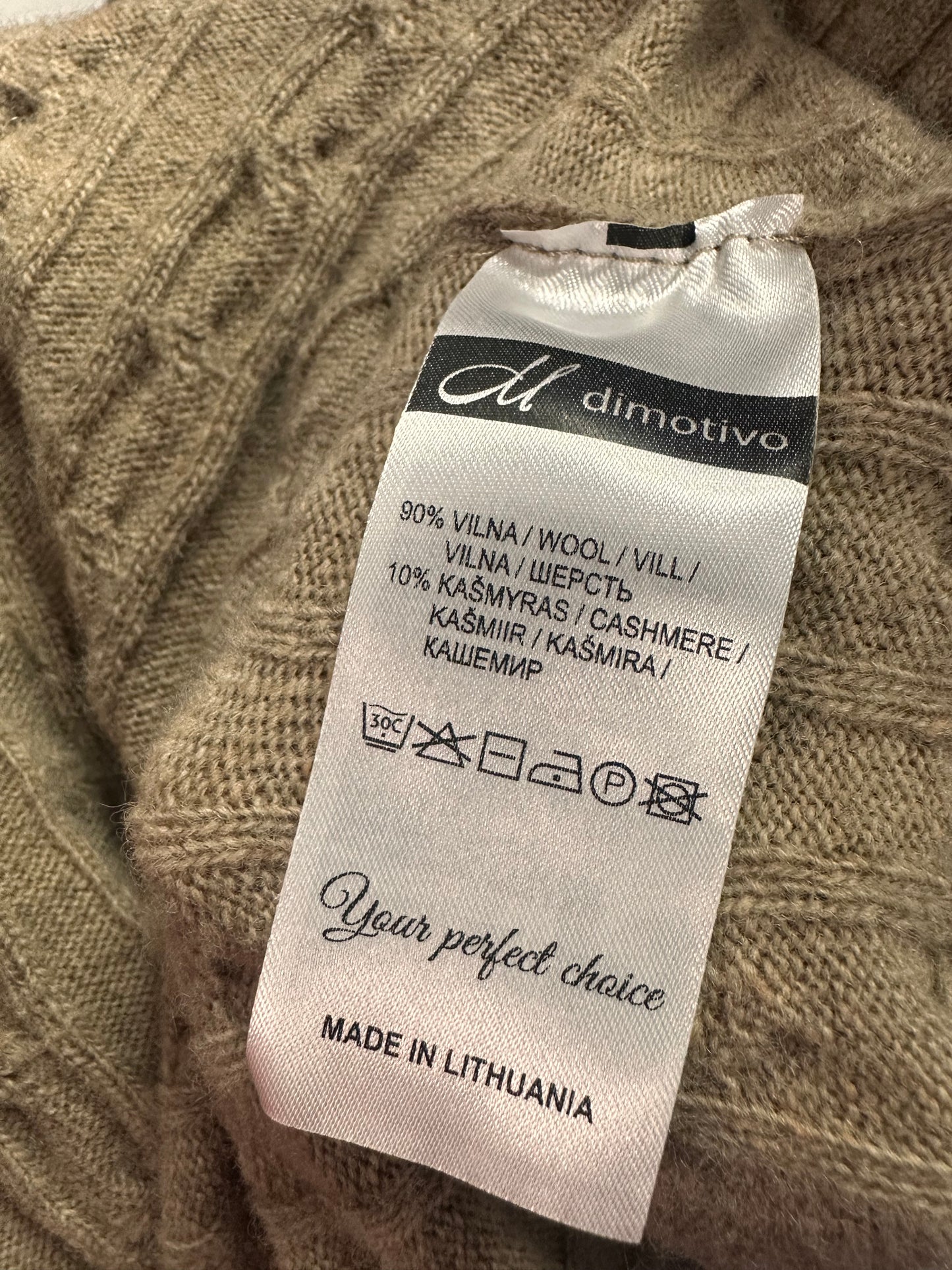 Cable knit Wool/Cashmere tracksuit "Cable"