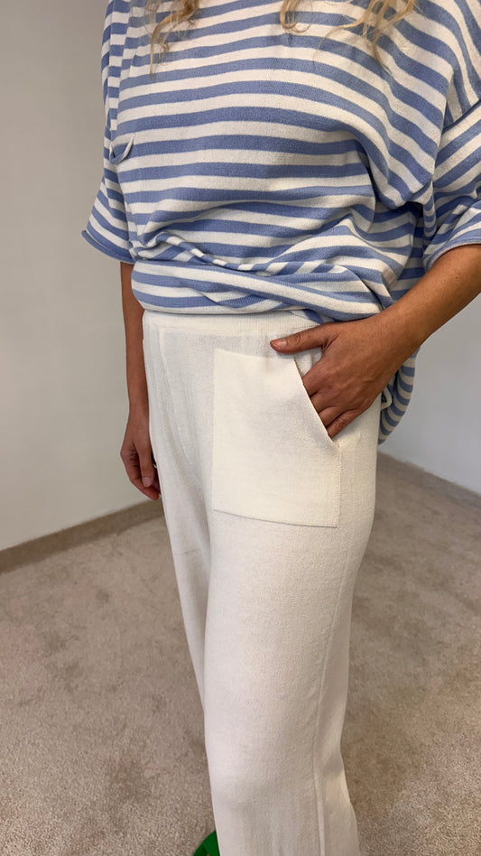 Organic cotton straight pants "Starly"