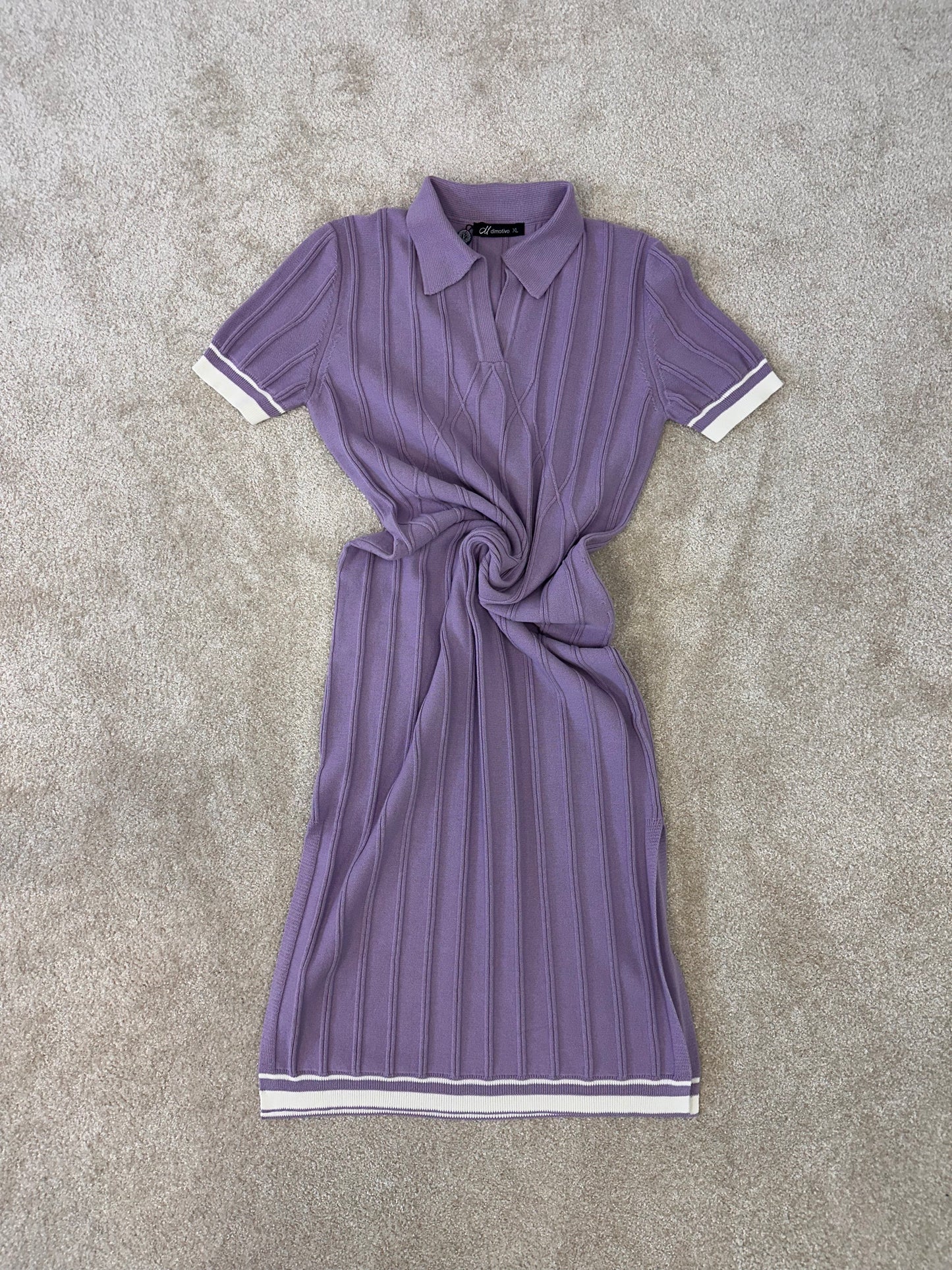 Long cable cotton dress "Vivian"