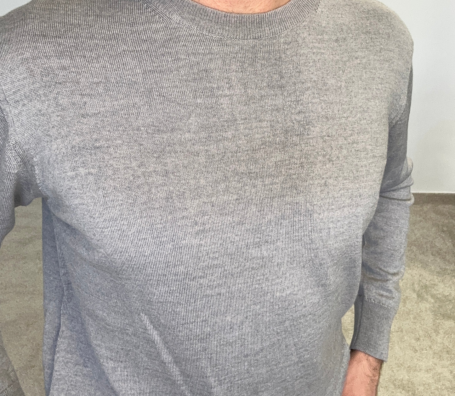 Mens's round neck Merino wool Sweater "Maison O"