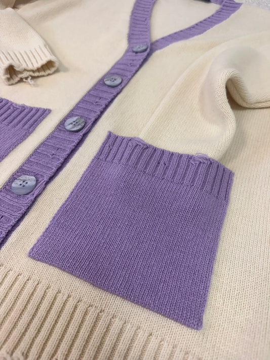 Limited Wool Cashmere Cardigan "Martina"