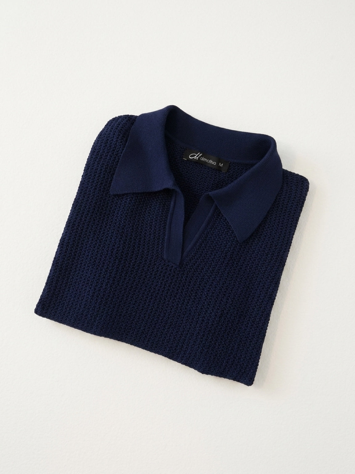 Cotton Short Sleeve Polo T-shirt “PERLE”