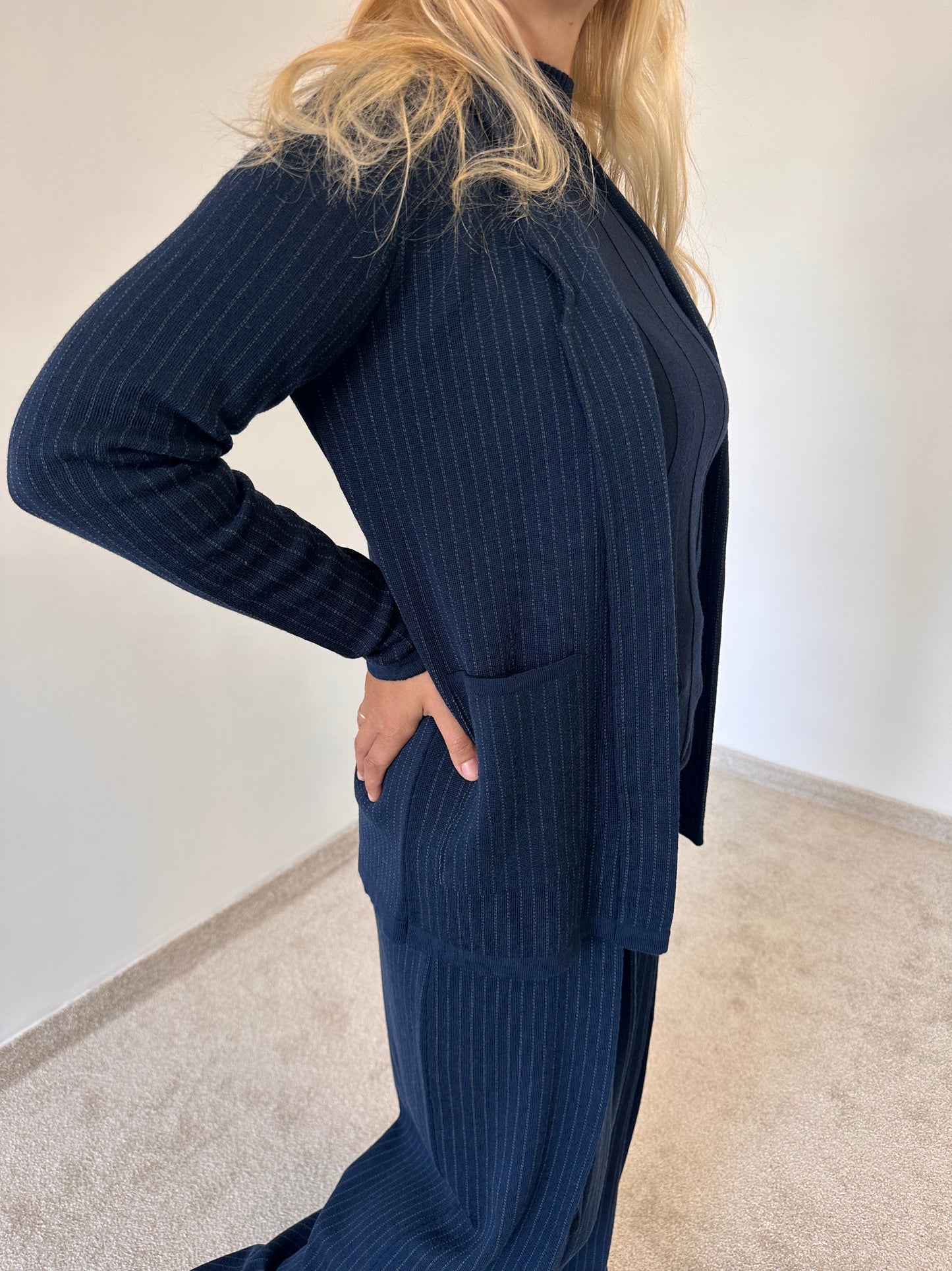 Elegant suit in Merino wool "Sandra"