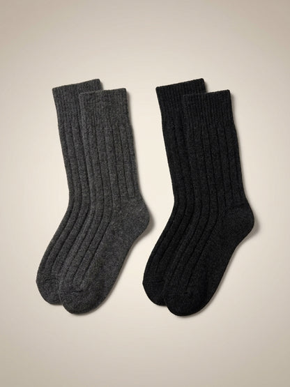 Calcetines de lana y cachemira