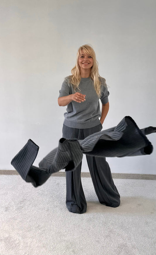 Elegant suit in Merino wool "Sandra"