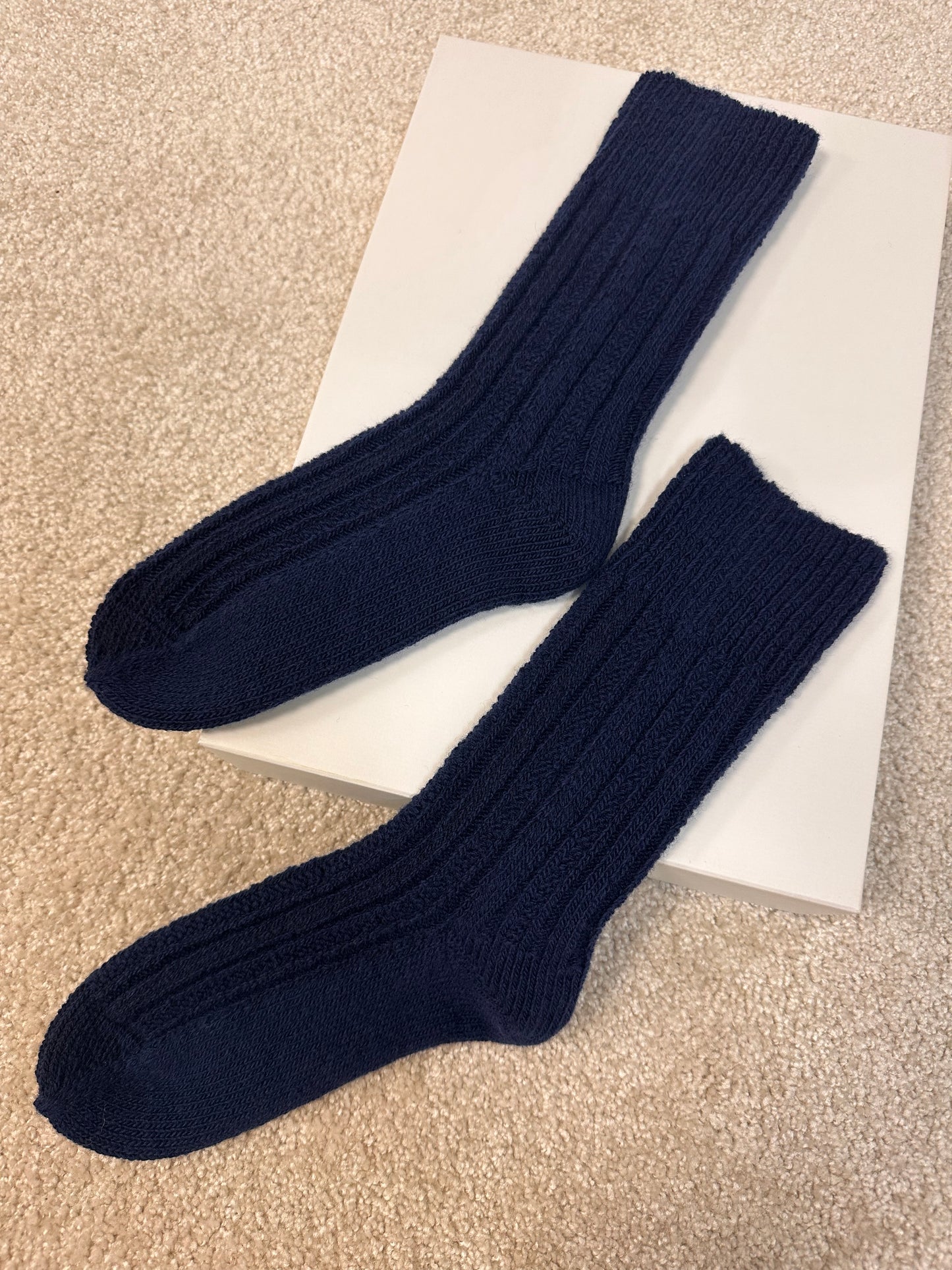 Wool cashmere socks