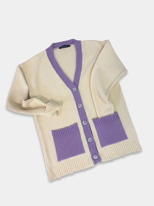 Wool & Cashmere Cardigan "Martina"