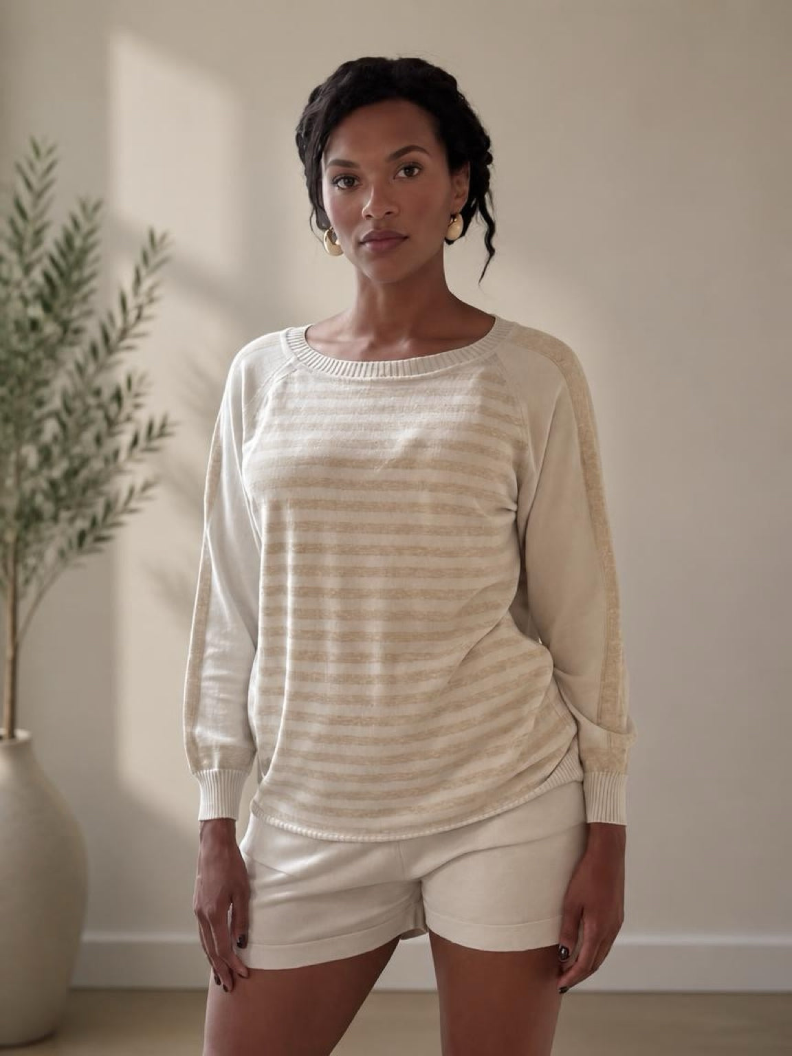 Cotton&Cashmere Sweater "Valeria"