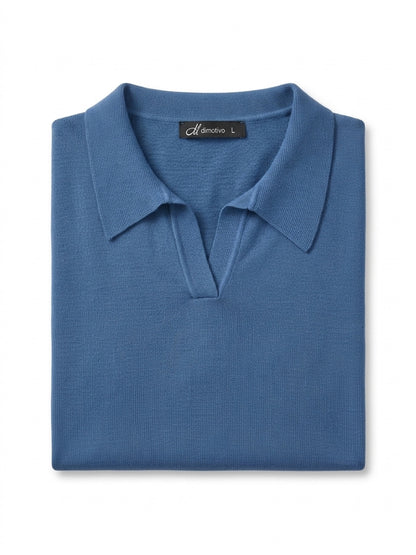 Merino Wool Polo Long Sleeve “Paula”