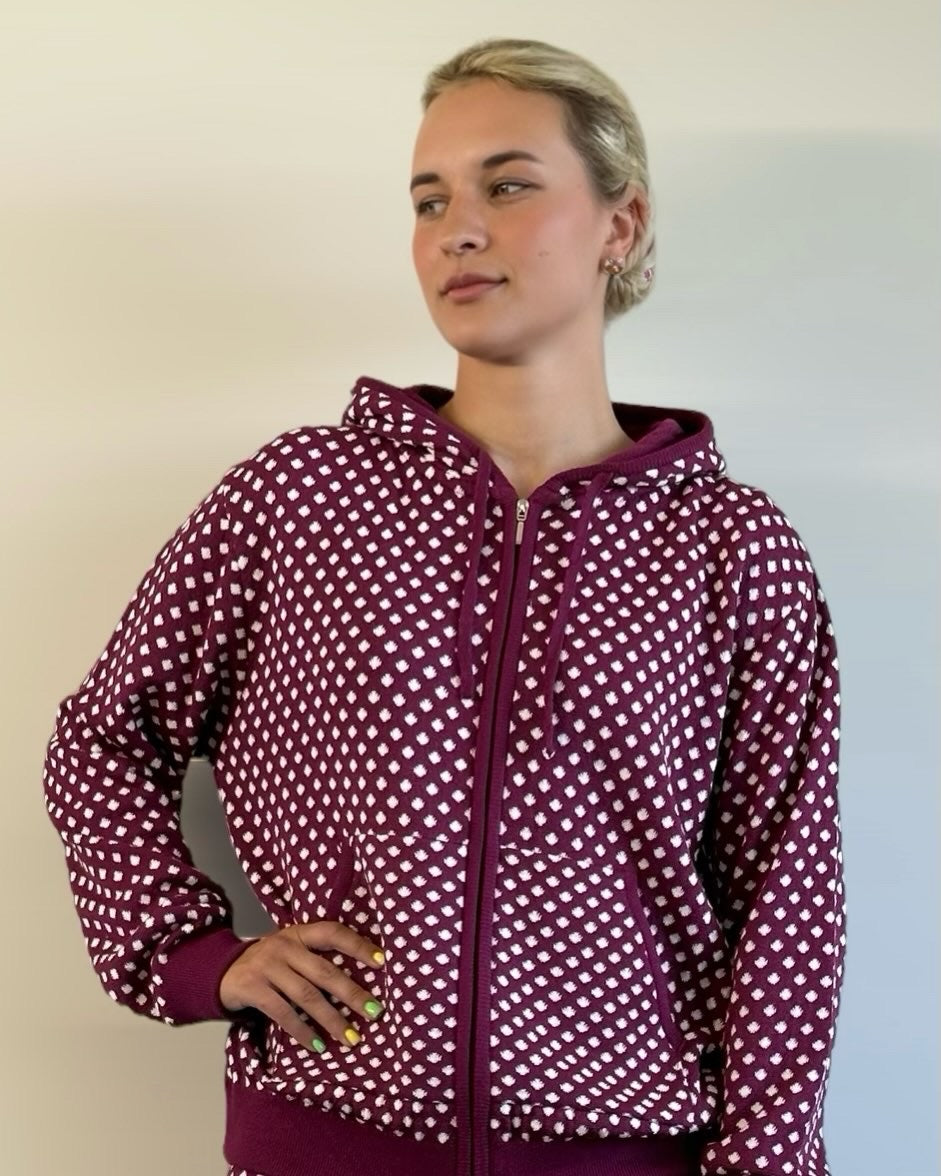 Polka Dot Hoodie “Polina”
