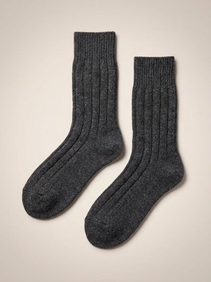 Calcetines de lana y cachemira