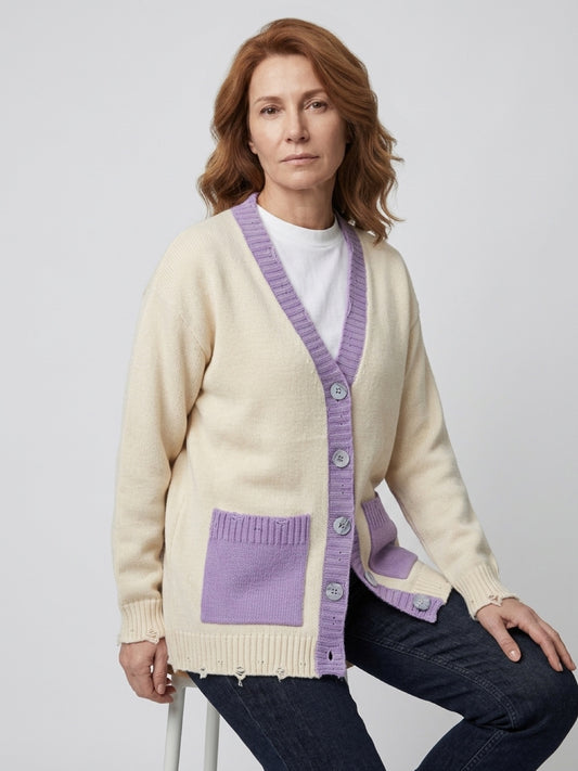 Wool & Cashmere Cardigan "Martina"