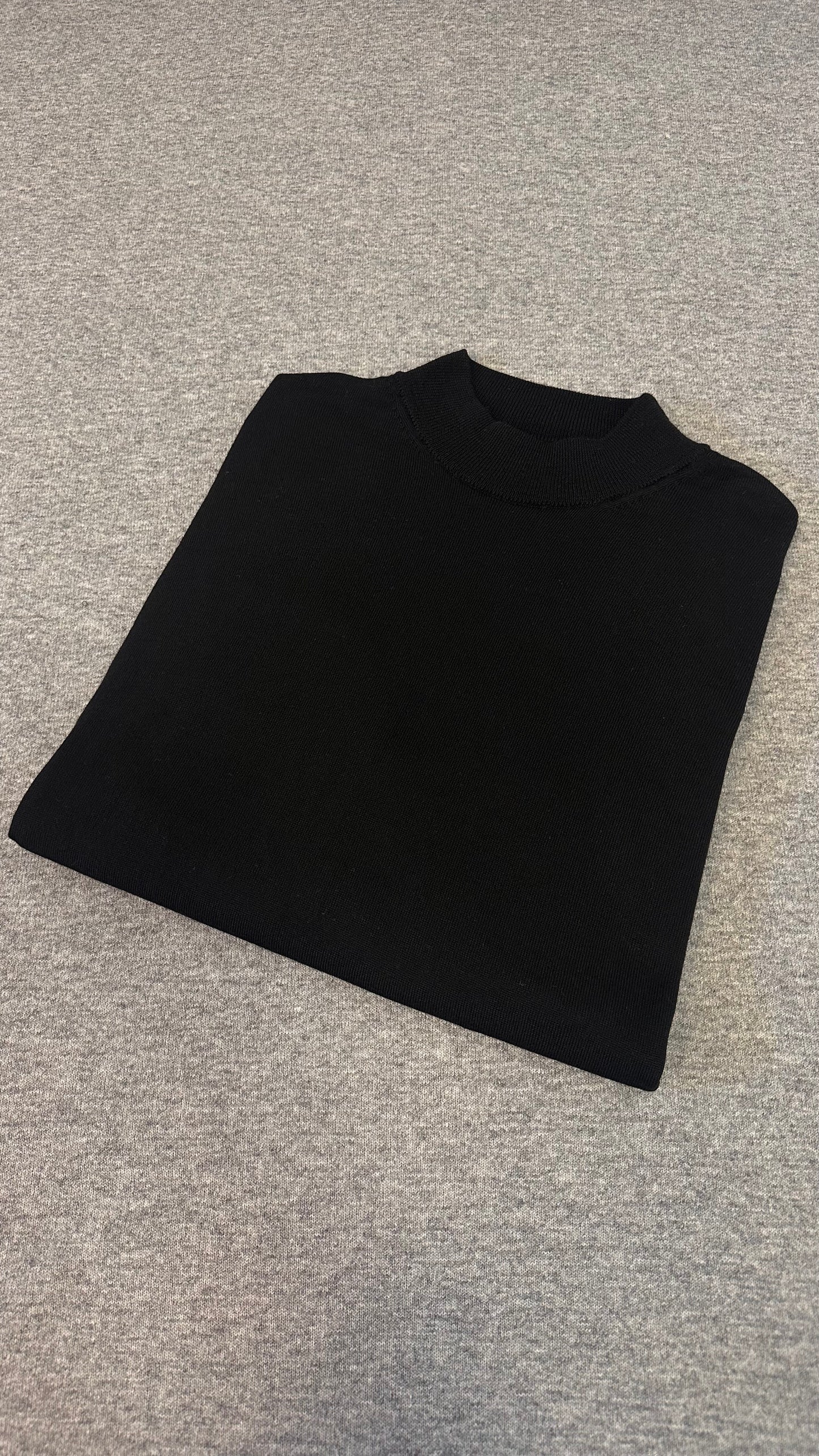 Merino Wool Mock Neck