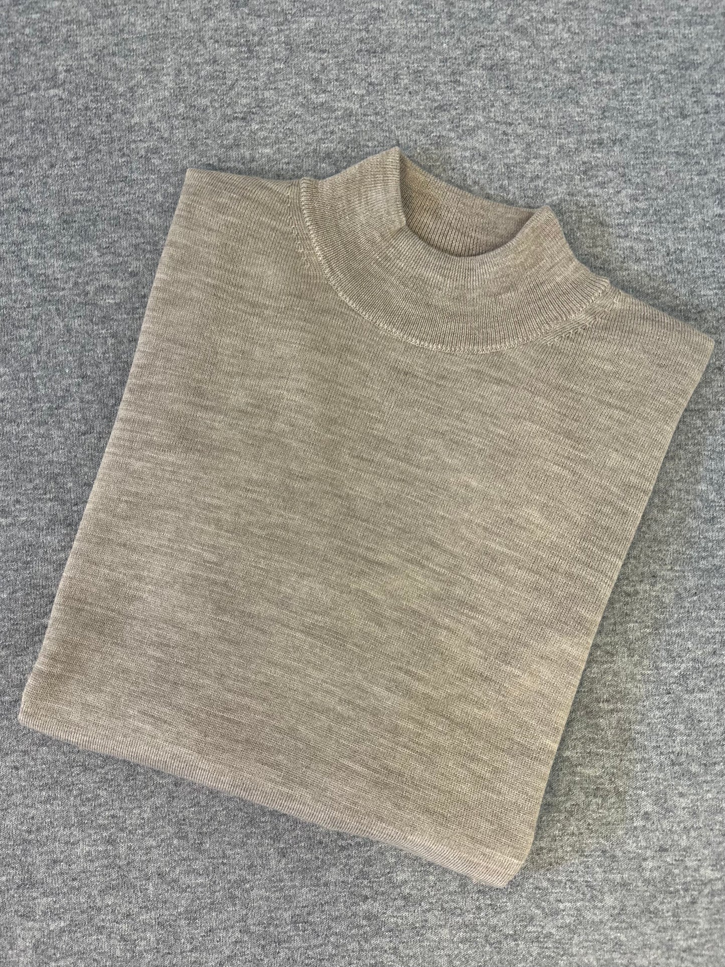 Merino Wool Mock Neck