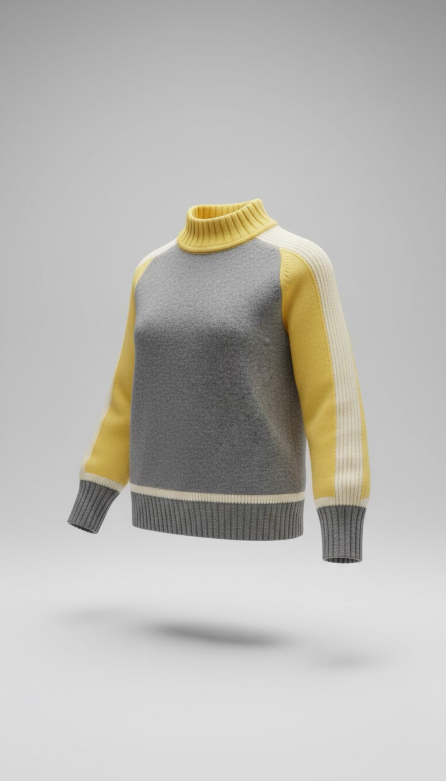 Sweater & Skirt Set “Salma Yellow”