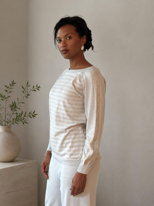Cotton&Cashmere Sweater "Valeria"