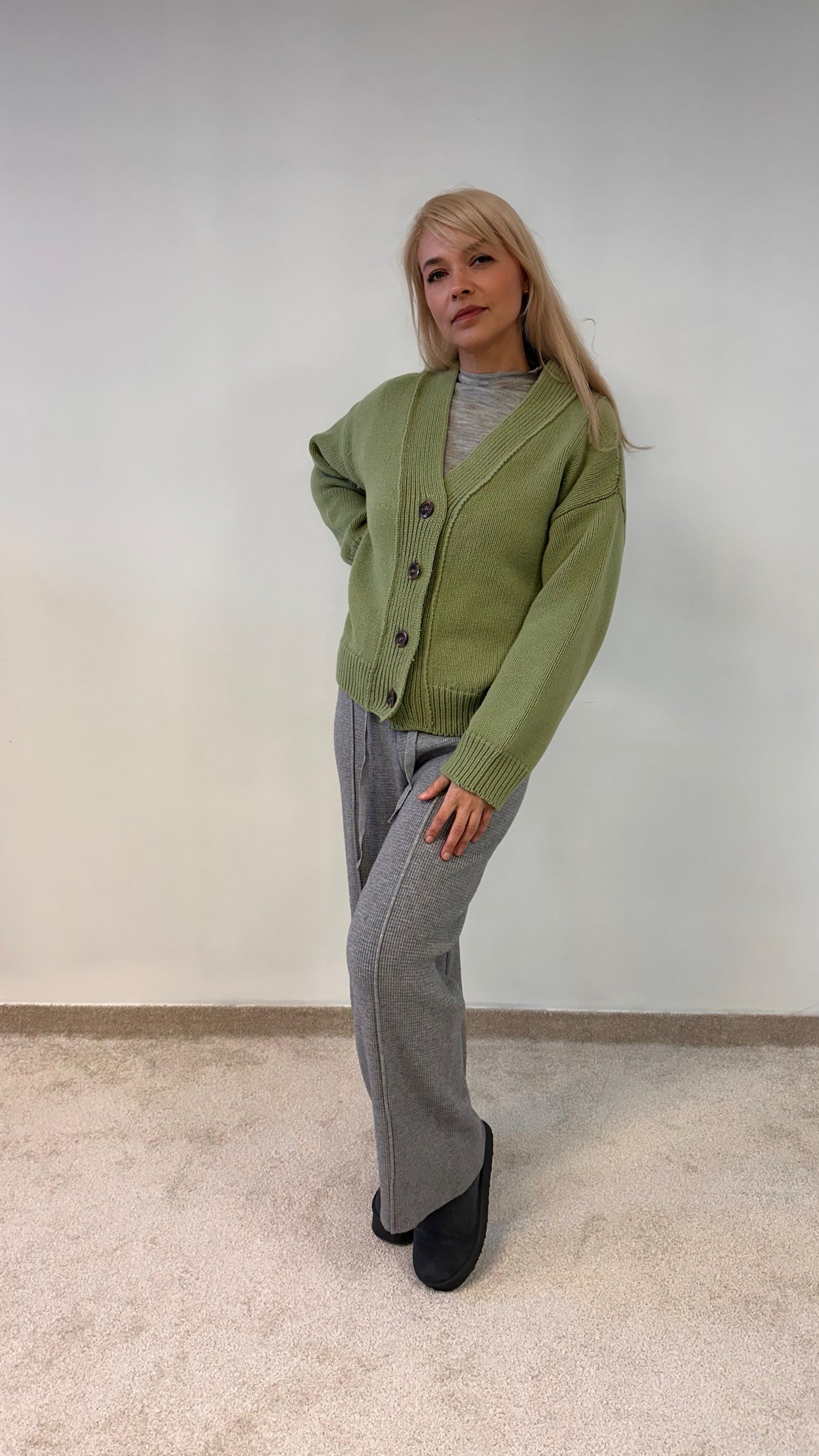 Wool Cashmere Cardigan “Madara”