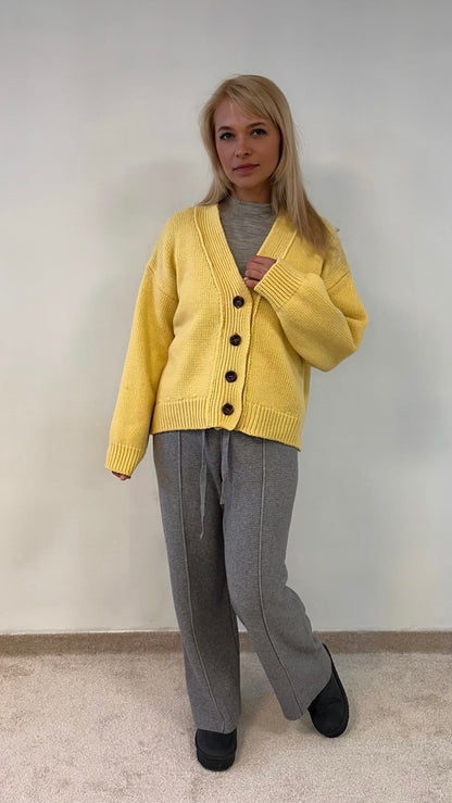 Wool Cashmere Cardigan “Madara”