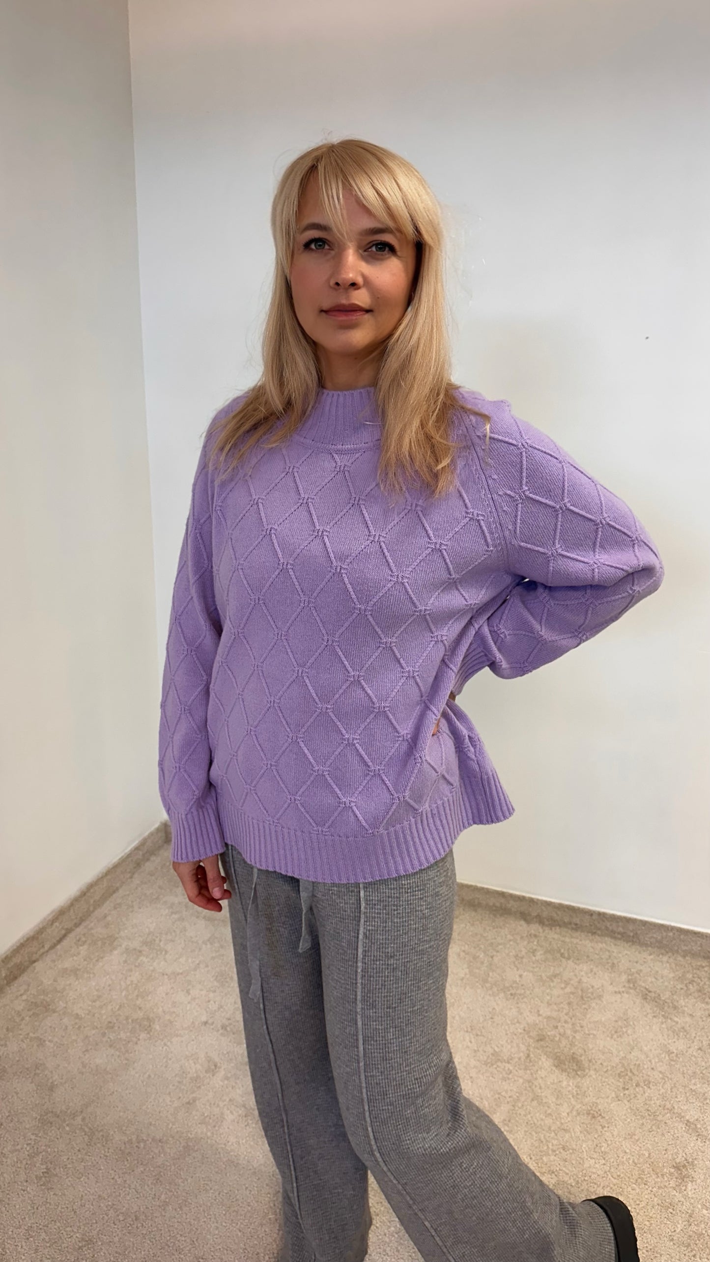 Wool Cashmere Sweater “Kelly”