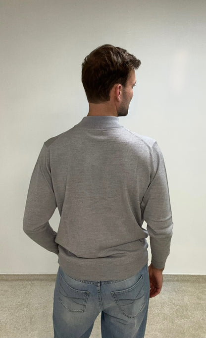 Merino Wool Mock Neck