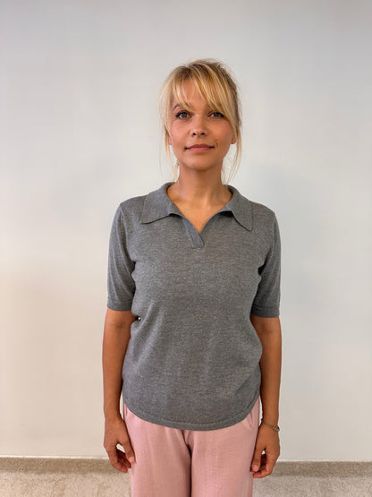 Merino Wool Polo Shirt “Paula”