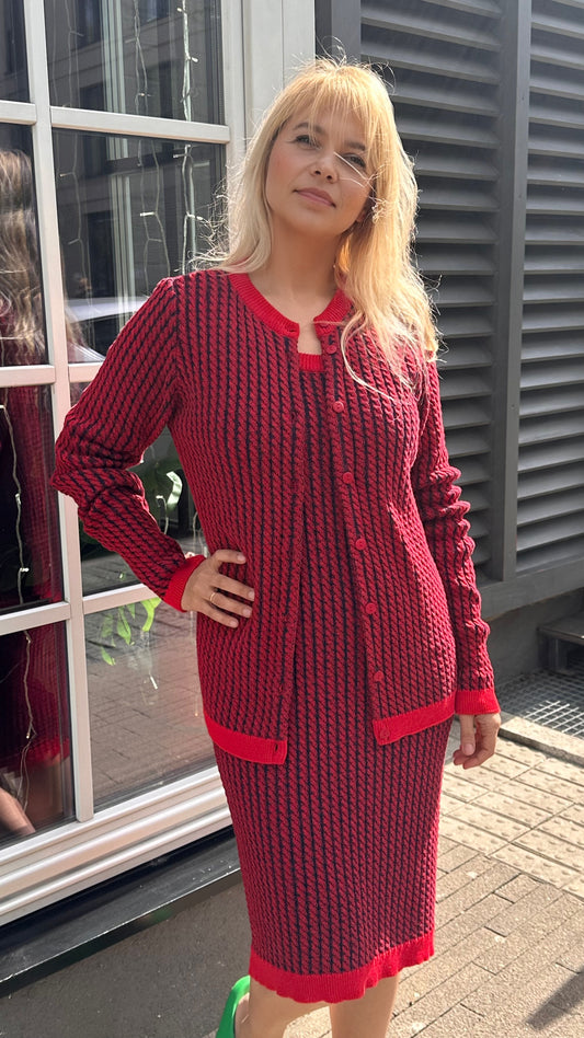 Cable Cardigan „Brianna“ aus Bio-Baumwolle