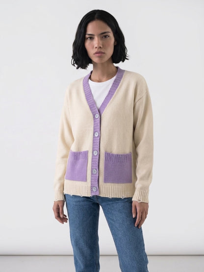 Limited Wool Cashmere Cardigan "Martina"