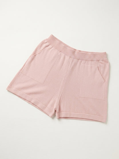 Pantalones cortos de algodón y cachemira "Valeria"