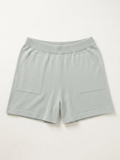 Pantalones cortos de algodón y cachemira "Valeria"